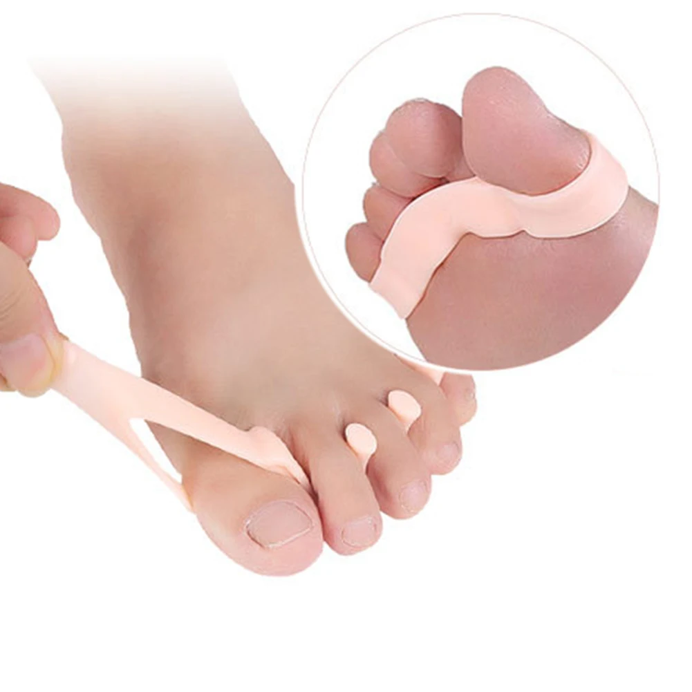 1Pair Unisex Feet Orthopedic Bunion Corrector Overlapping Toes Separator Protector Feet Care Tools