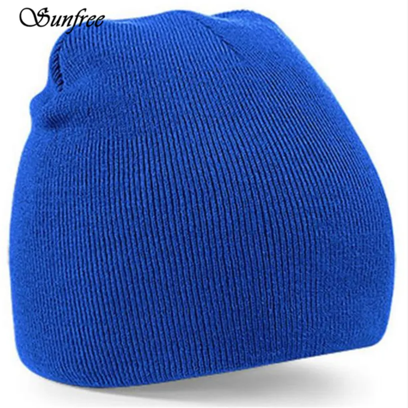 

Sunfree 2017 New Hot Sale Knitted Beanie Hat Mens Ladies Unisex Wooly Winter Warm Skull Cap Brand New High Quality Dec 20