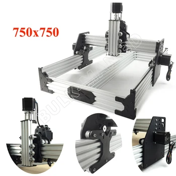

OX CNC Router Kit 750x750mm 4Axis Wood Metal Engraver Milling Machine Desktop Belt Driven with 175 oz*in Nema23 Stepper Motors