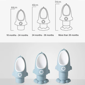 

Baby Boys Urinal Potty Trainer Multifunction Baby Boys Training Standing Urinal Toilet Potty Kids Children's Wall-mounted Pots