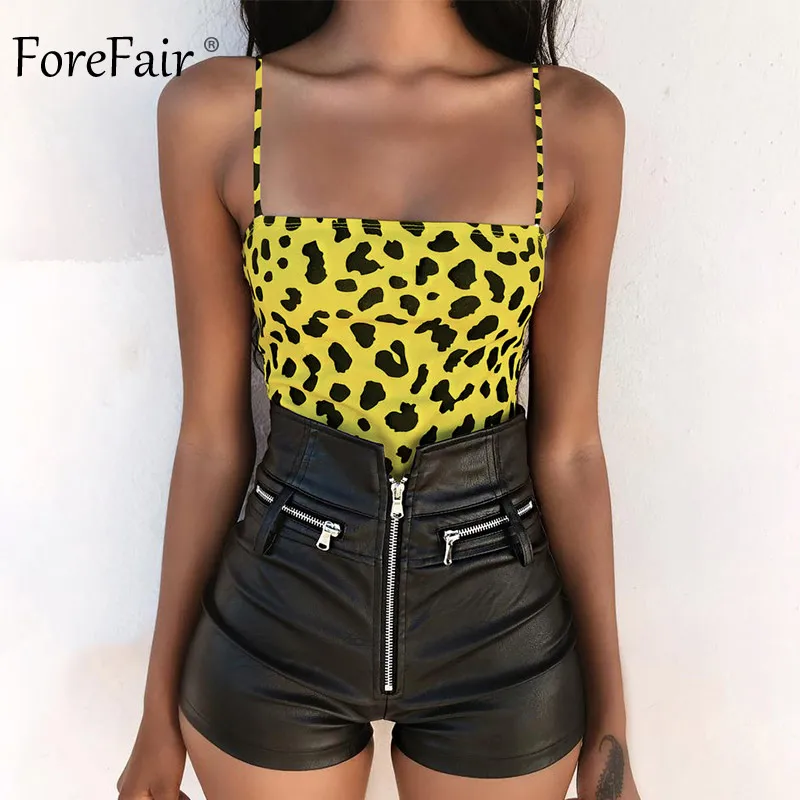 Forefair ليوبارد مثير ارتداءها النساء الجسم أعلى قبالة الكتف أكمام السباغيتي حزام عارية الذراعين Bodycon الصيف بذلة Forefair ليوبارد مثير ارتداءها النساء الجسم أعلى قبالة الكتف أكمام السباغيتي حزام عارية الذراعين Bodycon الصيف بذلة