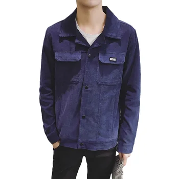 

Anorak Jacket Men Casual Streetwear Swag Punk Rave Men Corduroy Jacket Retro Vintage Heren Kleding Hip Hop Mont Men's Coat J581