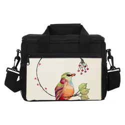 VEEVANV красивые птицы обед сумки Для женщин 7L Портативный кулер сумки Термальность Коробки для обедов девочек контейнер для хранения Еда