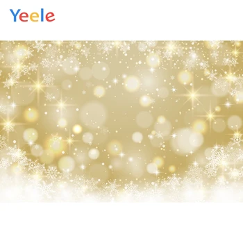 

Yeele Wallpaper Party Gold Glitter Snow Bokeh Lights Photography Backdrop Personalized Photographic Backgrounds For Photo Studio