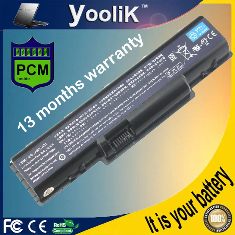 

New laptop battery FOR Acer Aspire AS07A31 AS07A32 AS07A41 AS07A42 AS07A51 AS07A52 AS07A71 AS07A72 AS07A75