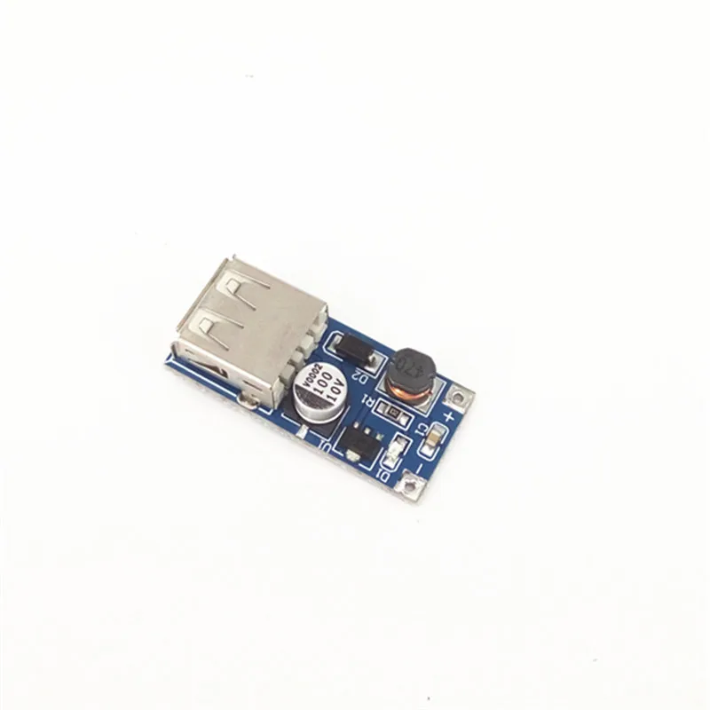1pcs/lot Blue DC-DC USB Output charger step up Power Boost Module 0.9V~5V to 5V 600MA USB Mobile Power Boost Board