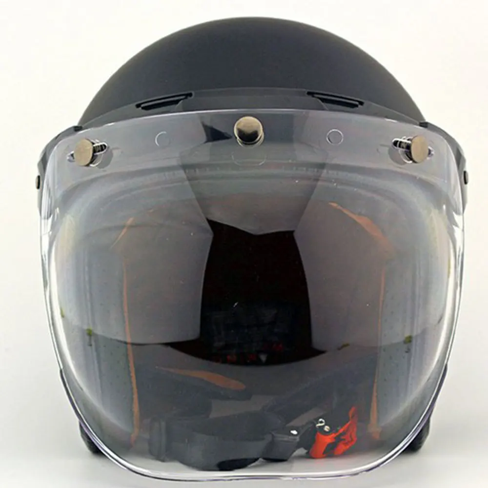Шлем для мотоцикла мопеда объектив пузырьковый щит с 3 защелками