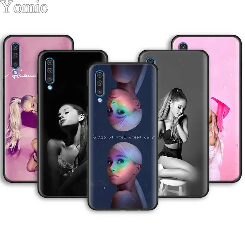 

No Tears Left To Cry ariana grande Soft Phone Cases for Samsung Galaxy A6 A7 A8 Plus A9 A10 A20 A30 A40 A50 A70 M30 M20 Black Ca