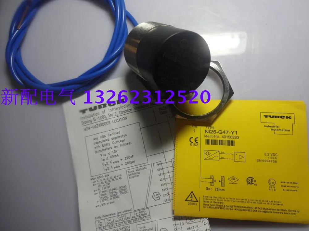 

Ni25-G47-Y1 Turck New High-Quality Explosion Proof Proximity Switch Sensor Warranty For One Year