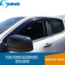 Para FORD ECOSPORT 2014-2018 Viseira Janela defletor Guarda Chuva para FORD ECOSPORT 2014 2015 2016 2017 2018 SUNZ