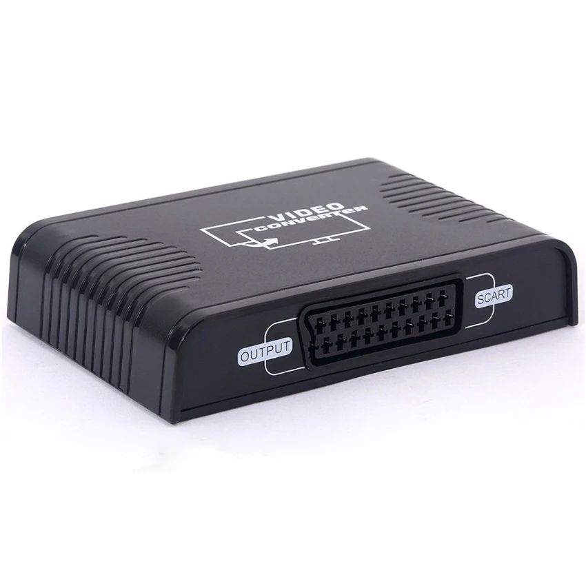 Новый композитный преобразователь HDMI в SCART адаптер 1080P высококлассный видео