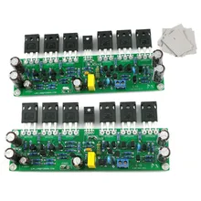 One Pair Assembled L15 Power Amplifier Board IRFP240 IRFP9240 150W 8R/300W 4R 2 Channels 2sc5200 2sa1943 c5200 1943 ac32v 150w 150w 4r 2 0 channel hifi diy amplifier board with rectifier speaker protection radiator