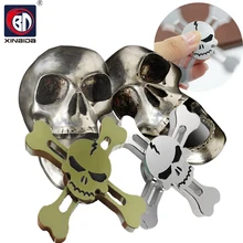 BD, Fingertip Gyro Decompression,Fidget spinner,Hand Spinner metal,New Original Skull gyro EDC Tool,Anxiety Stress Relief,Toys