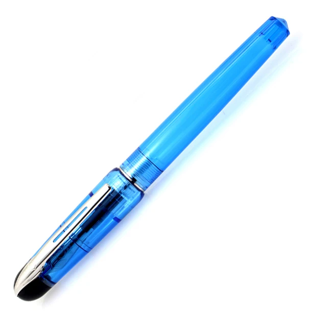 Ватерман WAT 33 хромированная прозрачная авторучка из нержавеющей стали 0,5 мм - Цвет: 3 blue