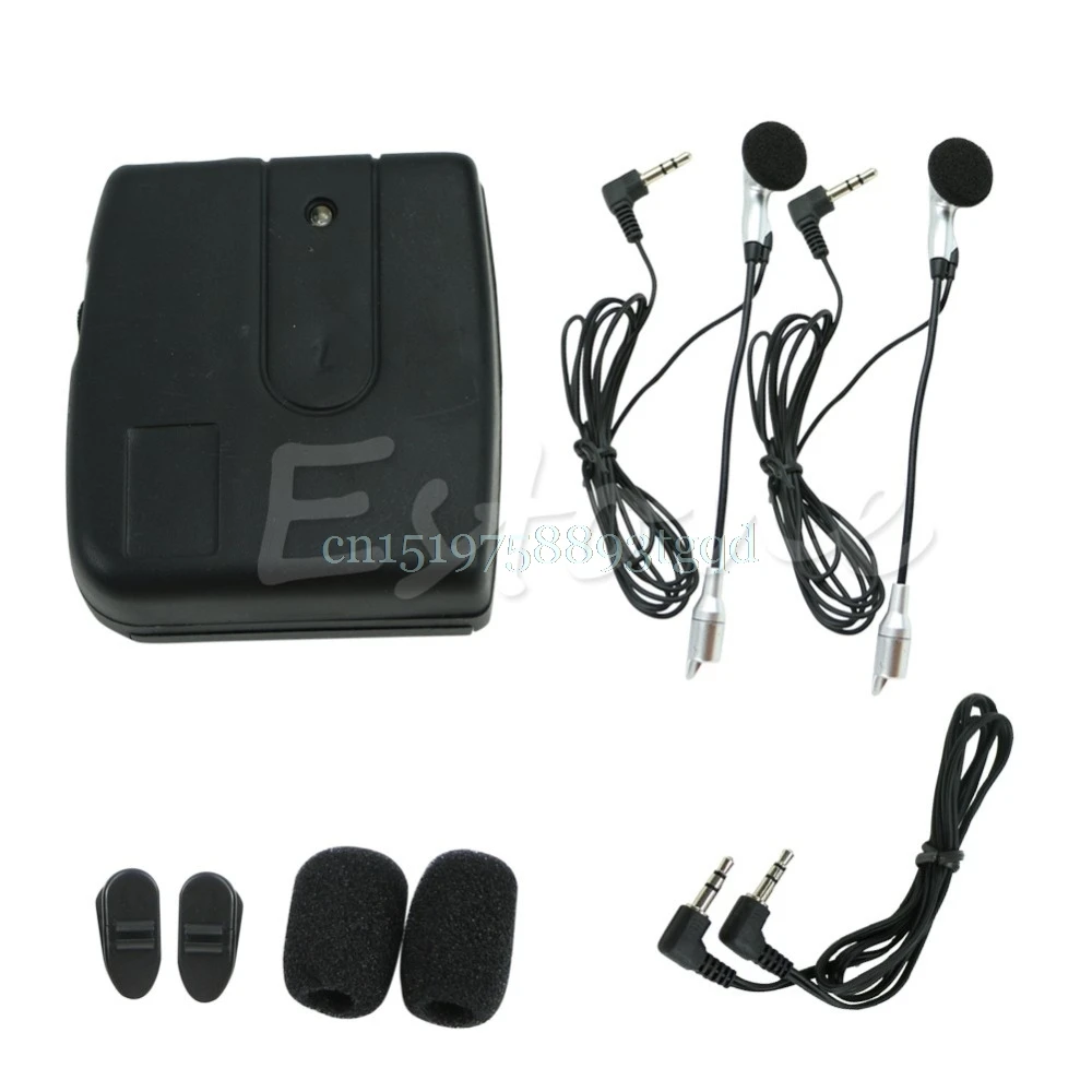 Motorbike Motorcycle Helmet 2 way Intercom Headset Communication System