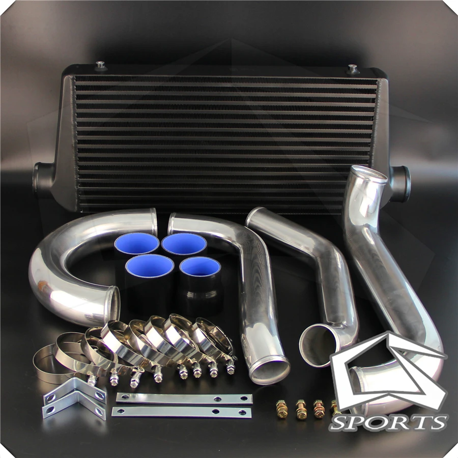 FMIC Twin Turbo Intercooler Black Kit Fits For To*yota Supra JZA80