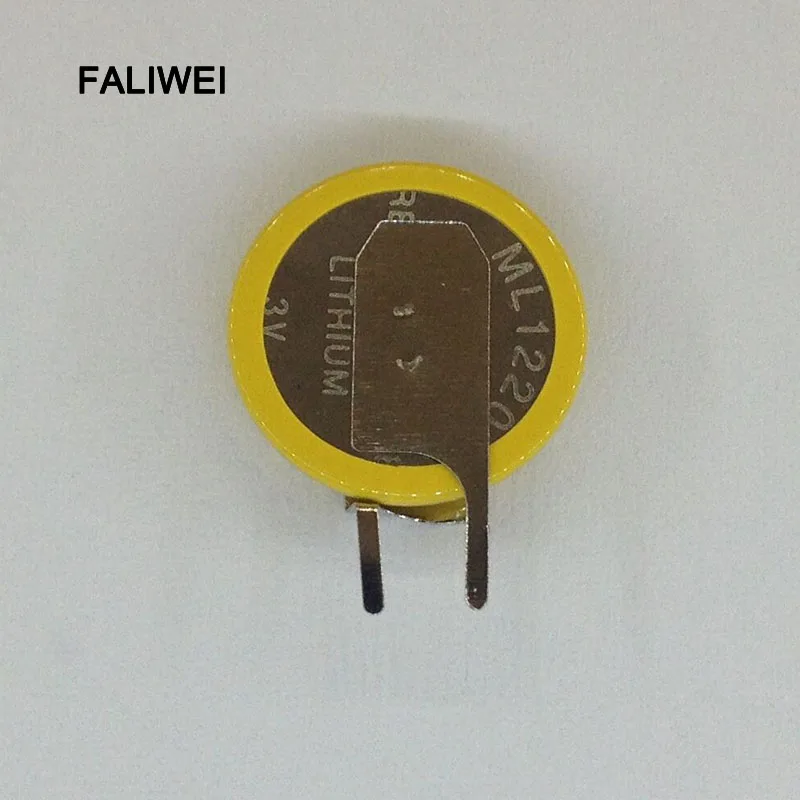 2 шт./лот ML1220 1220 пайки стопы Перезаряжаемые 3V батарея хорошего ...