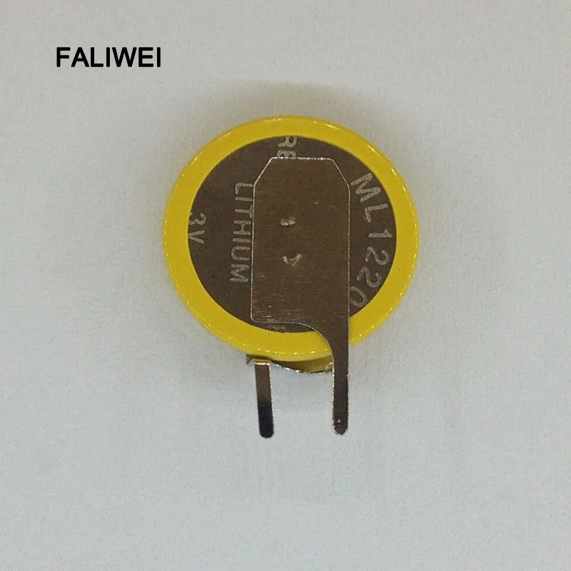 2 шт./лот ML1220 1220 пайки стопы Перезаряжаемые 3V батарея хорошего качества