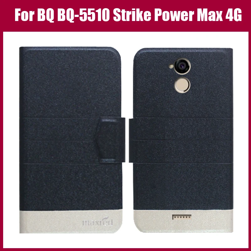 

Hot Sale! BQ BQ-5510 Strike Power Max 4G Case High Quality 5 Colors Fashion Flip Ultra-thin Leather Protective Cover Phone Bag