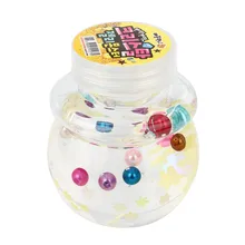 Сжимаемый цветной Лизун, пушистая пена, прозрачный мягкий ароматизированный Пластилин Лизуны, антистресс, Желейная масса, игрушка для детей FE01d