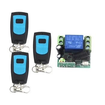 

1 Channel AC DC 12V RF Wireless Remote Control Switch Small Receiver + 3 Transmitter SKU: 5266