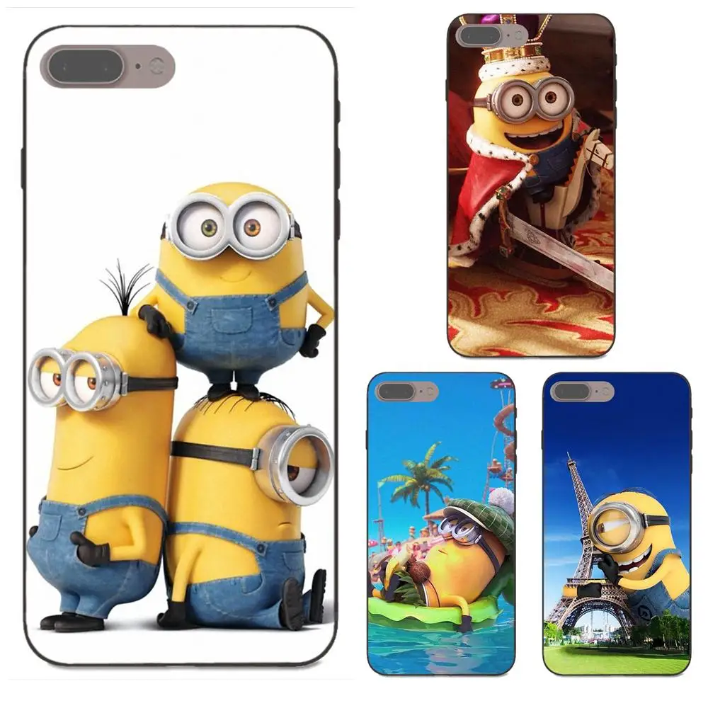 

Soft Cellphone Black King Bob Lovely Minion Grey For Apple iPhone X XS Max XR 4 4S 5 5S SE 6 6S 7 8 Plus