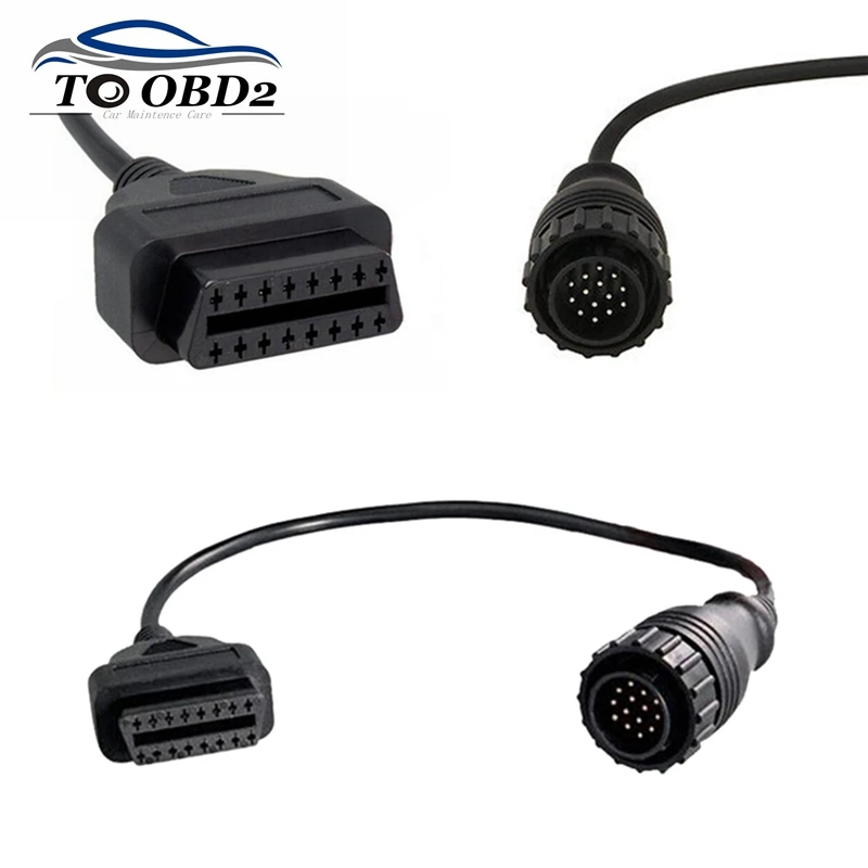 

OBDII Cable Connector For Mercedes Benz Sprinter 14 Pin For Old Cars Interface Fits Benz 14Pin Male to 16Pin OBD2 Female