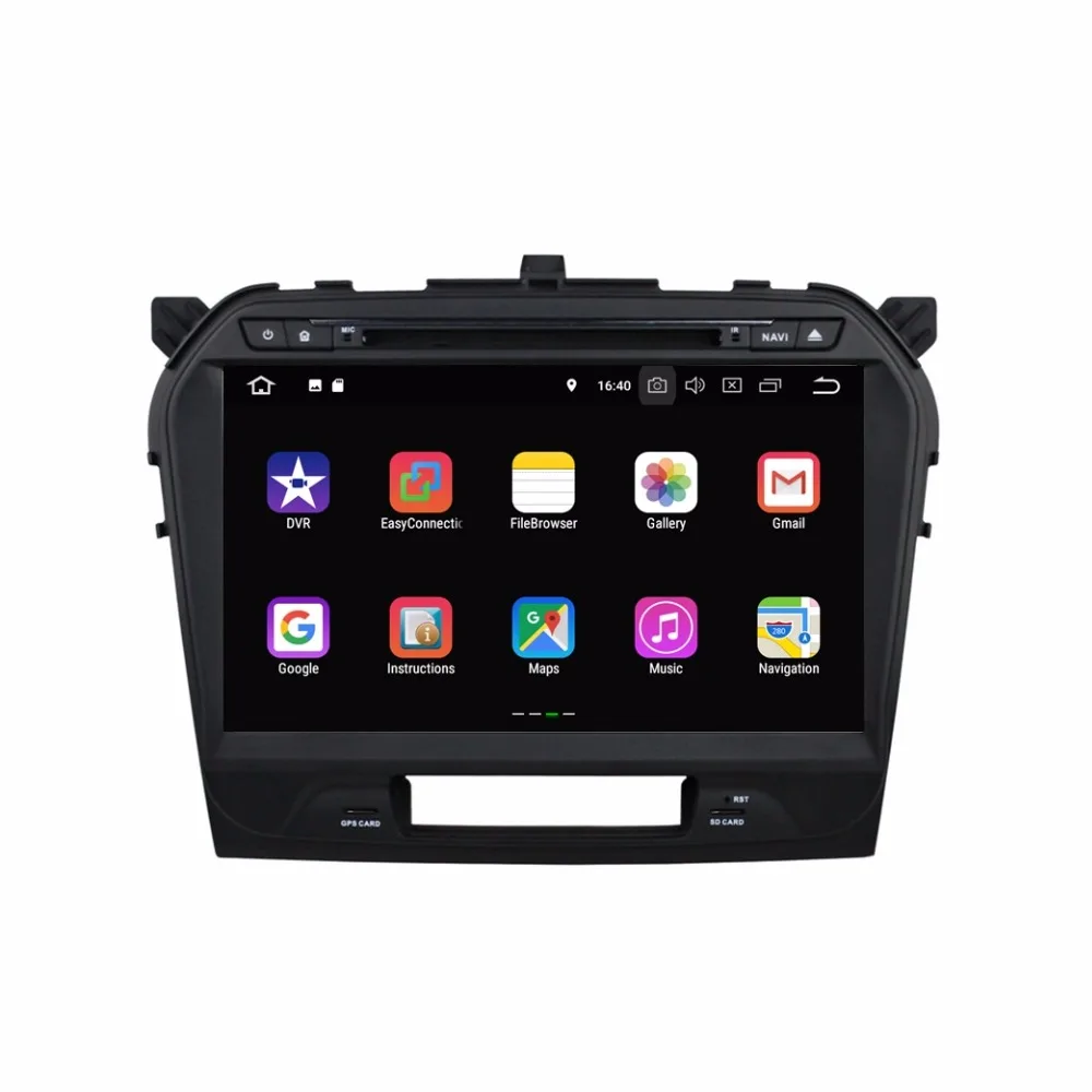 Excellent 10.1" Android 8.1 Car Radio DVD GPS Multimedia Head Unit for Suzuki Vitara 2015 2016 2017 2GB RAM Bluetooth 4G WIFI Mirror-link 2