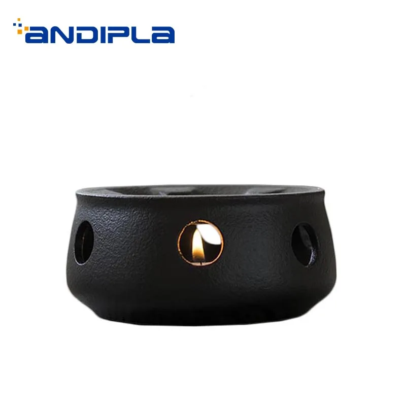 

Japanese Style Candle Warm Tea Stove Ceramic Heater Candlestick / Home Gardening Flower Tea Coffee Heating Base Teapot Holder