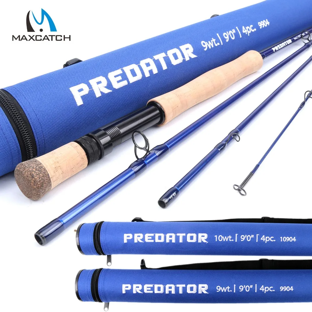 Maximumcatch Saltwater Fly Rod 9/10WT 9FT 4SEC Fast Action 30T SK