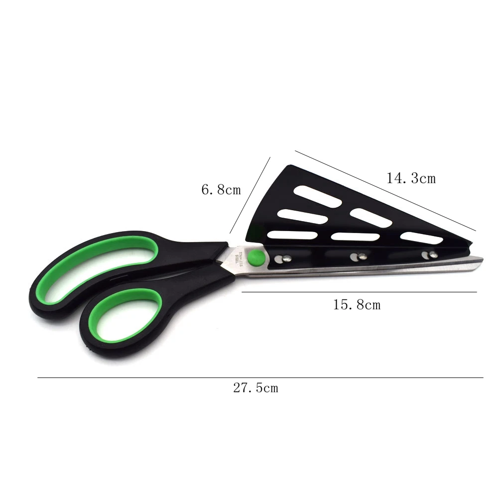 Mutifunctional Pizza Scissors Knife Stainless Steel Pizza cutter Slicer Baking Toolsl Kitchen Accessories