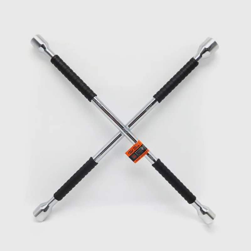 

Extended car tire cross wrench Tire changing wrench Cross labor saving tire wrench Cross sleeve tool