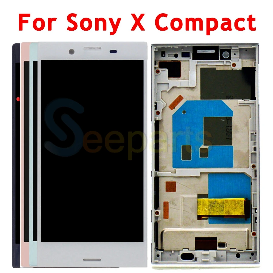 Протестированный 4," для sony Xperia X Compact F5321 ЖК-дисплей с сенсорным экраном дигитайзер сборка Замена для sony X Mini lcd