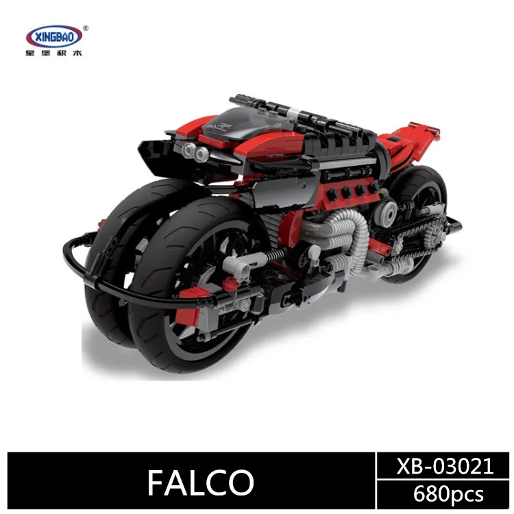 825 шт XingBao 03010 в конструкторах, креативный MOC Technic серия, набор машин Photpong, Обучающие строительные блоки, кирпичи, игрушки, модель, подарок - Цвет: 03021