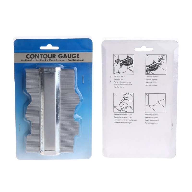

125mm/5" Profile Contour Gauge Metal Deep Decorating Tiling Template Tiles Tool #0616