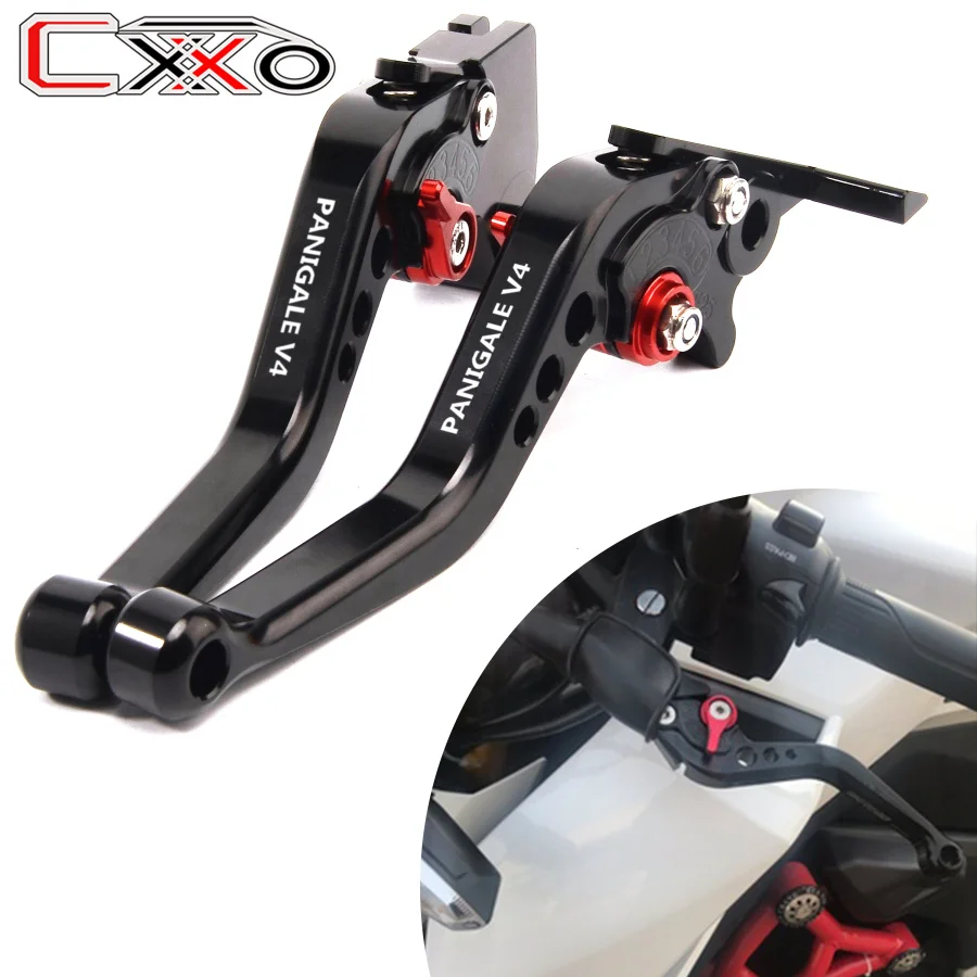 

Motorcycle CNC Aluminum Accessories Short Brake Clutch Levers For DUCATI 959 Panigale PANIGALE V4 2016 2017 2018 2019