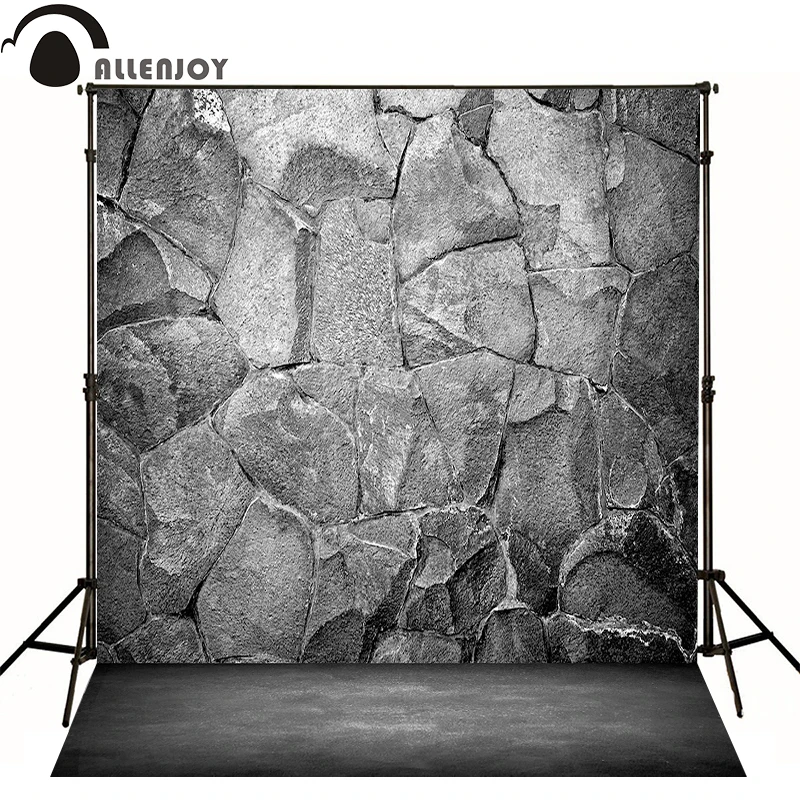 AllEnjoy фоны для фотосъемки с серым камнем уличные детские фотографий фотостудия