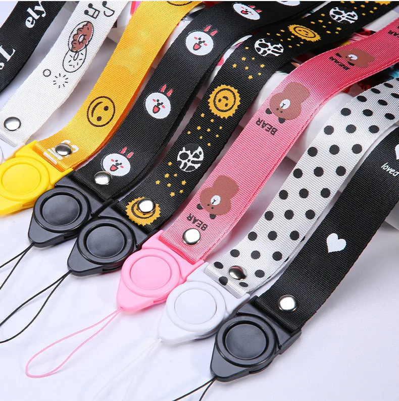 

MGECD Cute Cartoon Neck Strap Lanyard for keys ID Card Gym Mobile Phone Straps USB badge holder DIY Hang Rope Lariat Lanyards