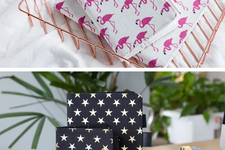 JUGAL-New-Printed-Diary-Agenda-Daily-Plan-Cloth-Book-Cover-Travel-Notebook-Journal-DIY-Diary-HOBO-Dokibook-Efficiency-Book-A5A626