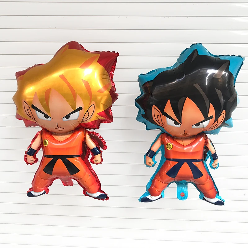 Новинка 1 шт. Мультяшные воздушные шары Goku из фольги 7 надувные с драконом для