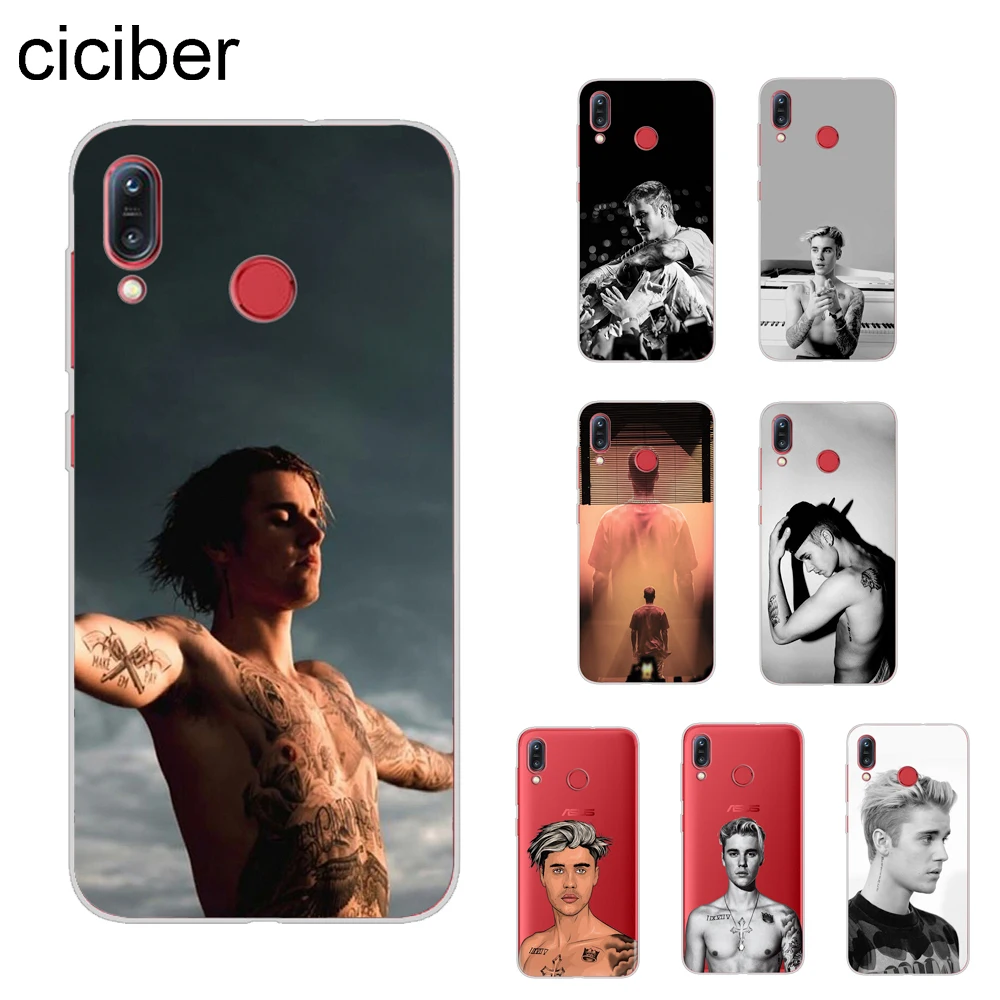 ciciber Justin Bieber Cover For ASUS ZenFone 5 4 3S Max Pro Plus Laser Deluxe Selfie Z Q Lite Phone Cases Soft TPU Capinha Capa