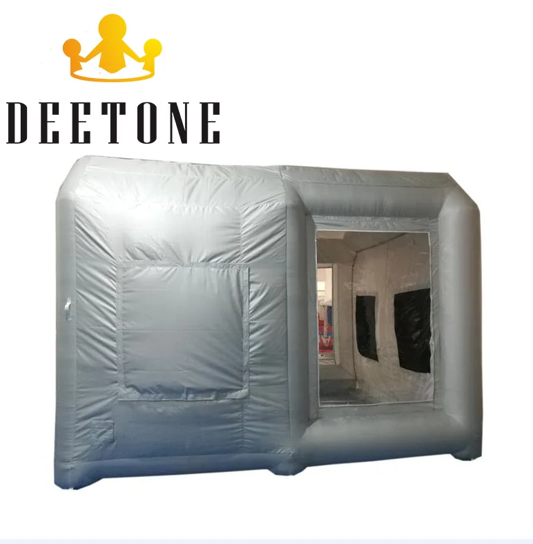 Small 4*4*2.8M Portable Inflatable Spray Paint Tent For Car,Inflatable