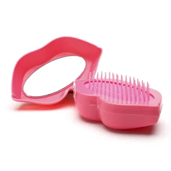 

Plastic hair combs portable hair combs anti-static health massage comb Kou dream do not knot lips comb