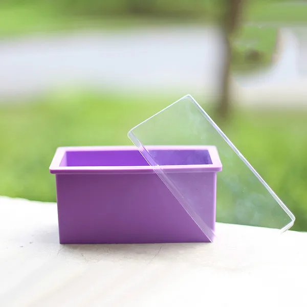 

14.7*5.7*7.5CM Free shipping Silicone MOLD Rectangular Soap Chocolate Candle Cake Jelly Mould 5.7"x2.2"x3"