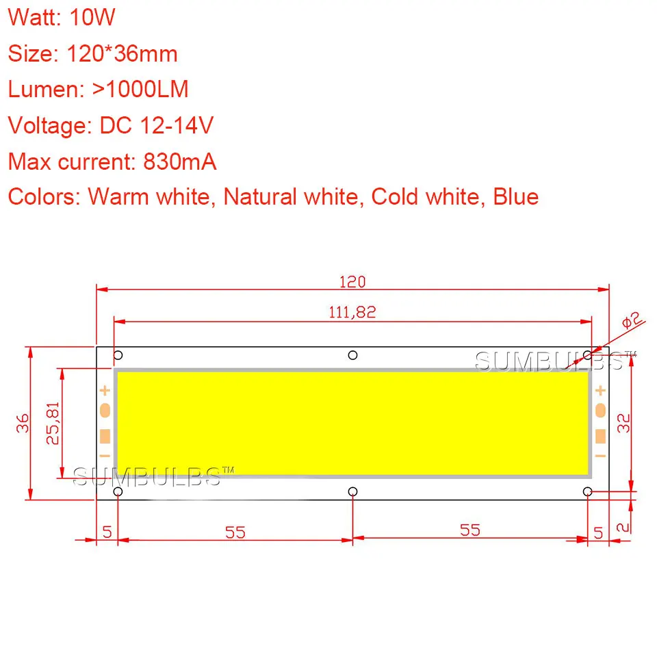 Светодиодная водонепроницаемая лента для автомобиля 120 лм 10 Вт 12 В|lamp for|10w led chipchip