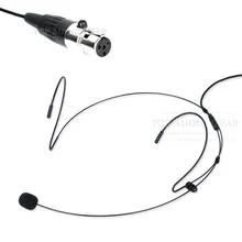 Партиями по 4 штырей разъем носимые гарнитуры микрофон с ушным креплением для Shure KCX1 PG1 PGX1 BLX1 Беспроводной корпус-пакет