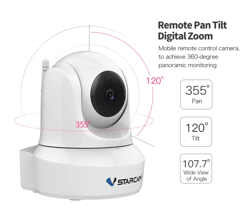 VStarcam белый C29S 1080 P HD Беспроводная ip-камера видеонаблюдения Wi-fi домашняя камера видеонаблюдения Система видеонаблюдения внутренняя камера детский монитор
