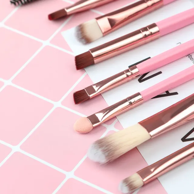 ROSALIND 20Pcs Professional Makeup Brushes Set Powder Foundation Eyeshadow Make Up Brushes Cosmetics Soft Synthetic Hair -