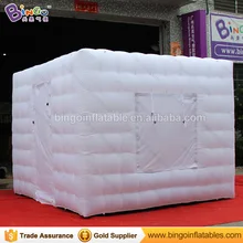 Все белые надувные фотобудка палатка Тип 3X3X2,4 м куб высокого качества фотобудка с воздуходувкой для свадебной вечеринки