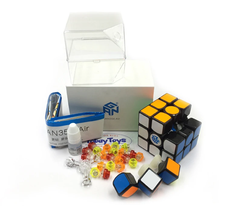 Cubo de Rabie Cubo Mágico Mestre Registro Velocidade Competição Profissional Preto n Branco Clássico Gan 356 ar 18 China gans cubo Suppliers